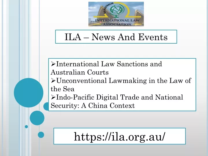 ila news and events