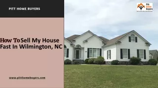 How To Sell My House Fast In Wilmington, NC