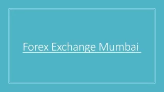 forex exchange mumbai