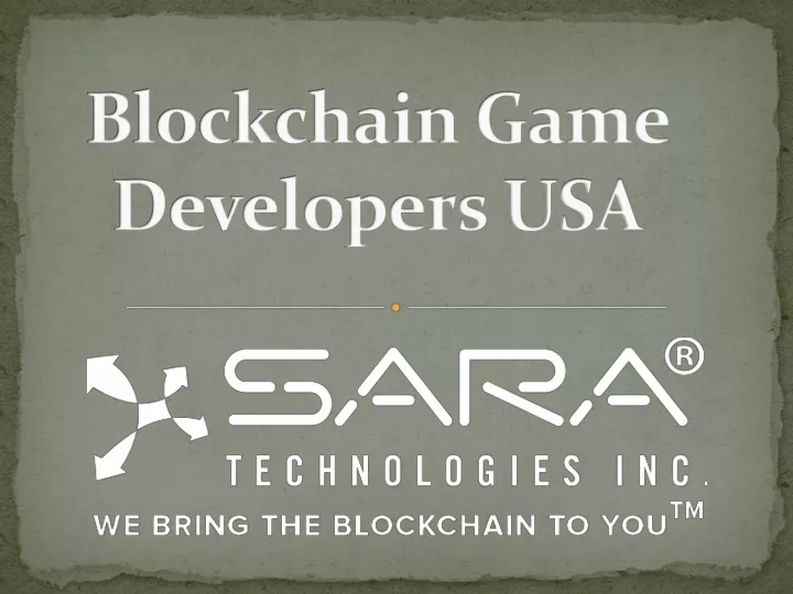 blockchain game developers usa