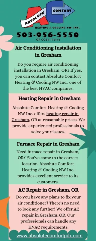 Air Conditioning Installation in Gresham
