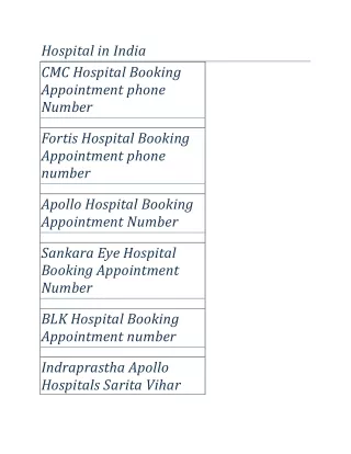 hospital in india cmc hospital booking