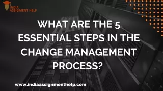 what are the 5 essential steps in the change