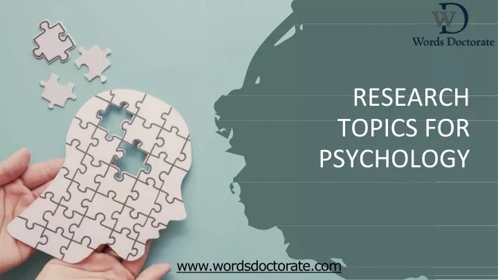 research topics for psychology