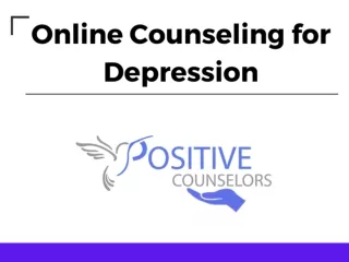 Online Counseling for Depression - Positive Counselors