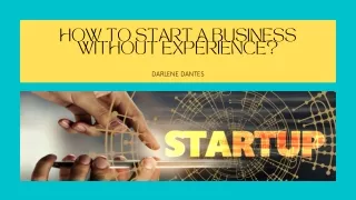 how to start a business without experience