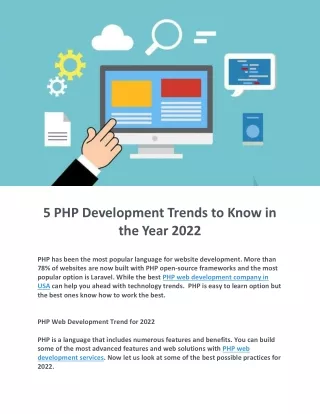 PHP web development company in USA