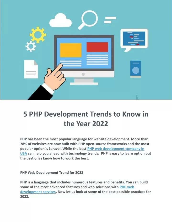 5 php development trends to know in the year 2022