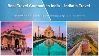 Best Travel Companies India