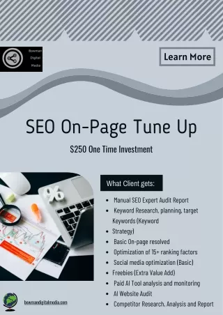 Get Affordable SEO On-Page Tune Up Pricing Package