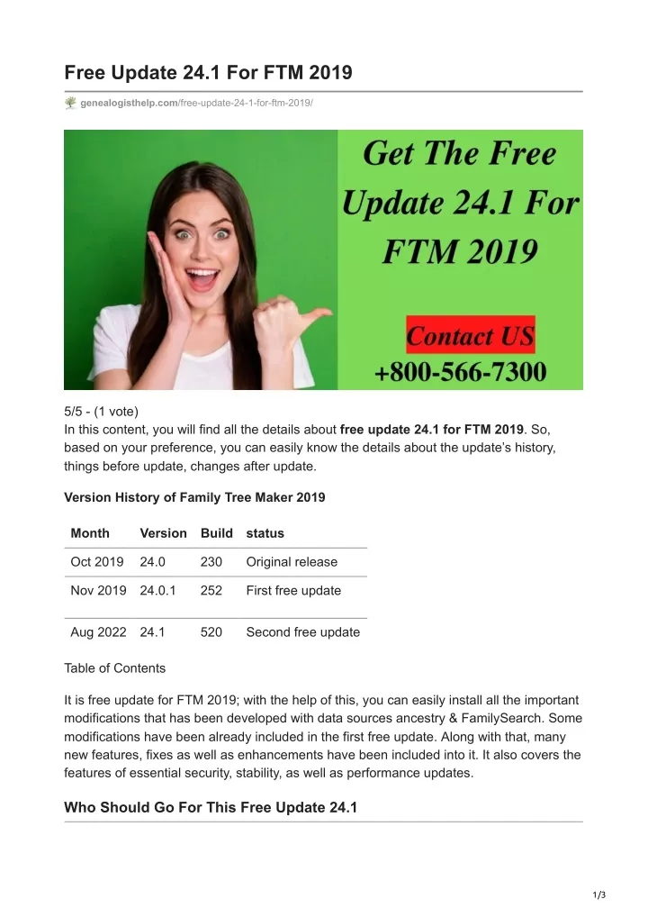 free update 24 1 for ftm 2019