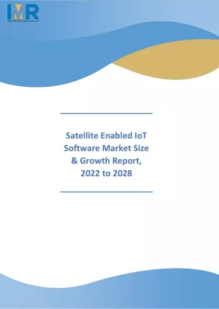 satellite enabled iot software market size growth