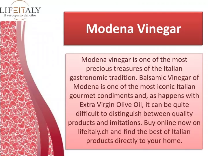 modena vinegar