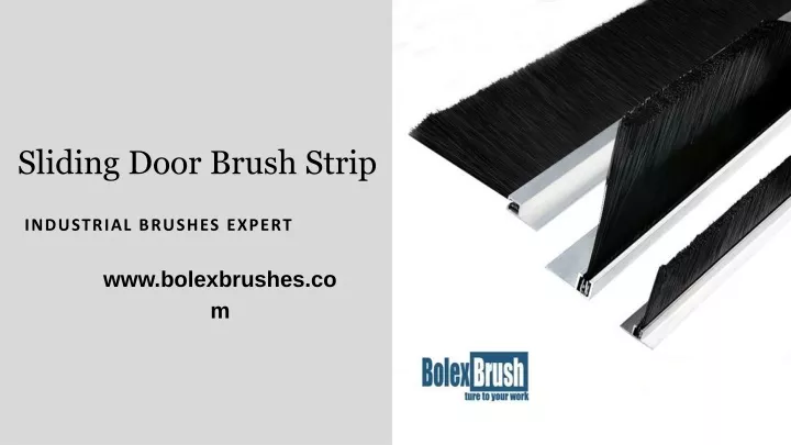 sliding door brush strip