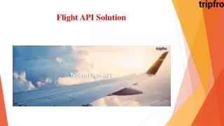 flight api solution