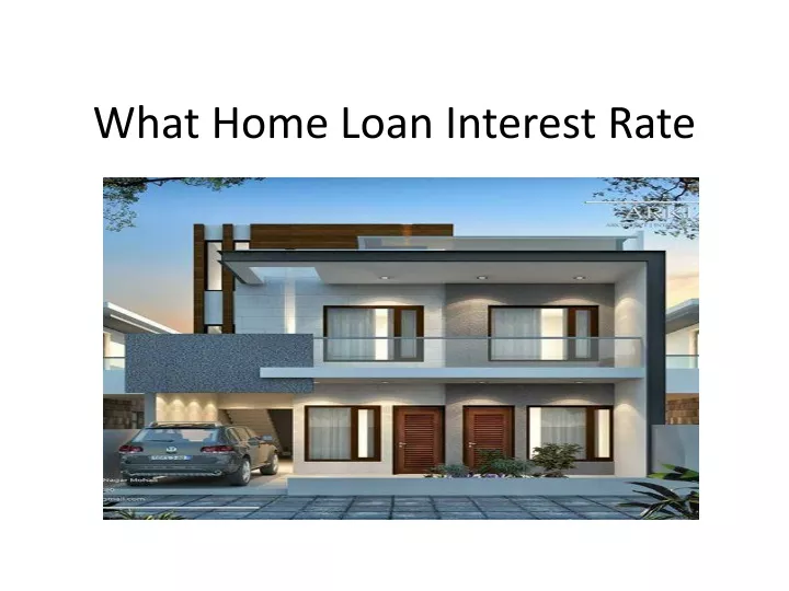 what home loan interest rate