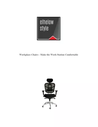 Workplace Chairs
