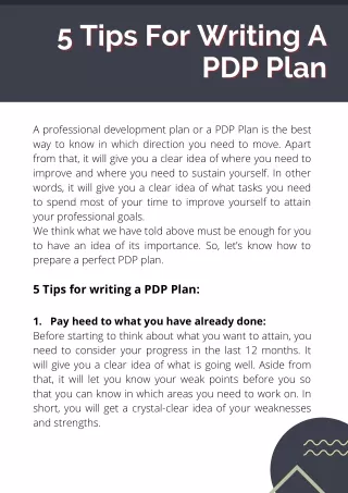 5 tips for writing a 5 tips for writing a