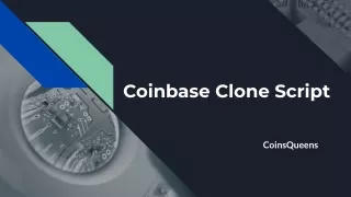 Coinbase Clone Script for creating a crypto exchange platform like Coinbase