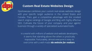 Custom Realtor Website