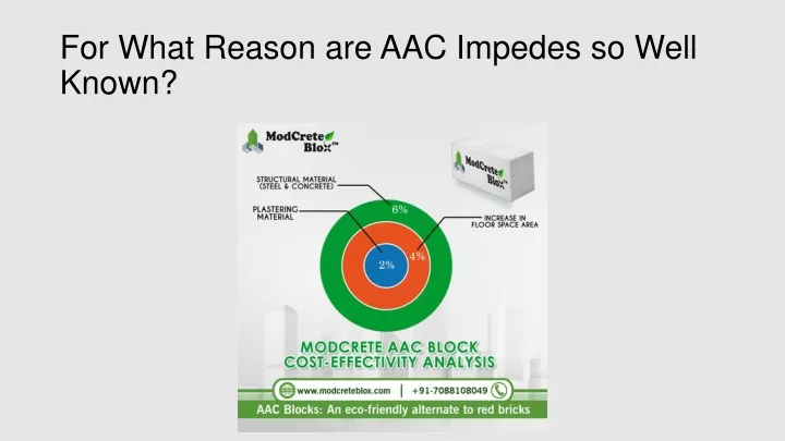 for what reason are aac impedes so well known