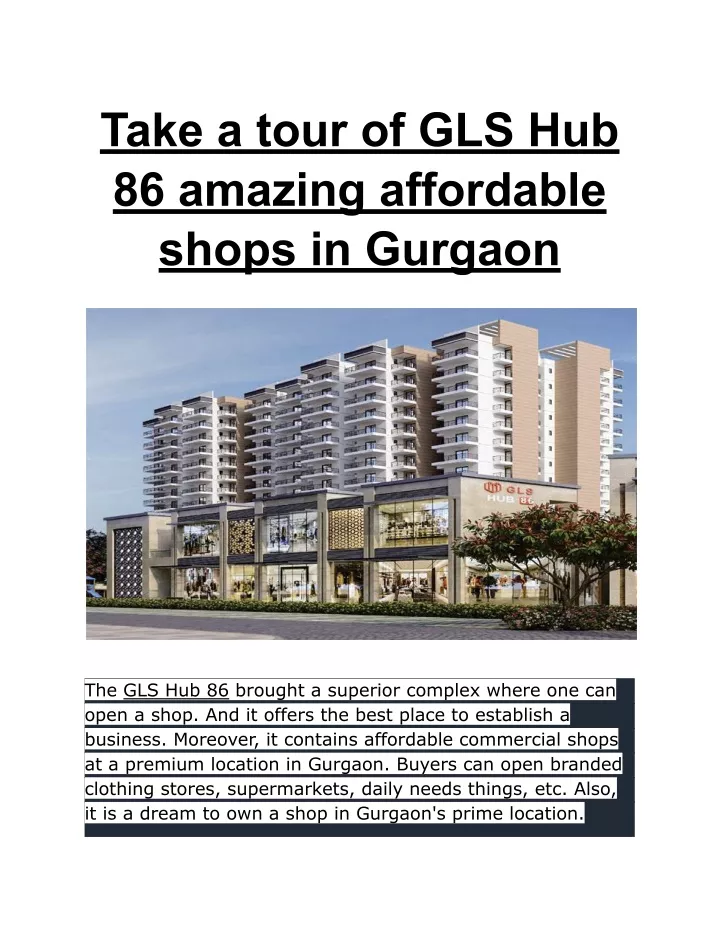 take a tour of gls hub 86 amazing affordable