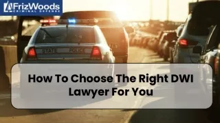 Maryland DWI Lawyer