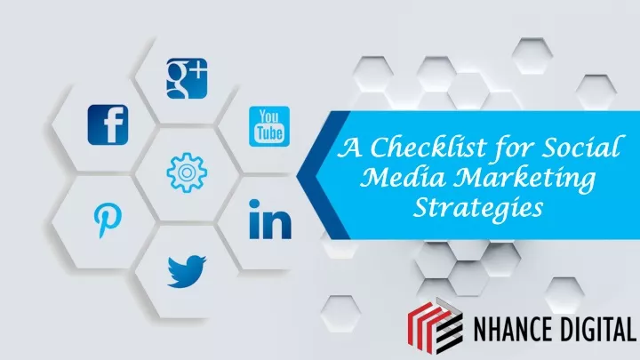 a checklist for social media marketing strategies