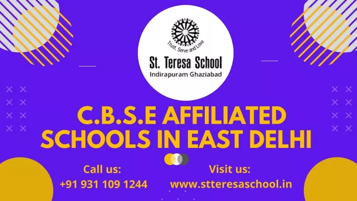 c b s e affiliated schools in east delhi