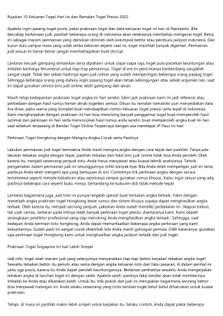 bagaimana cara bermain keluaran togel hari ini dengan mudah