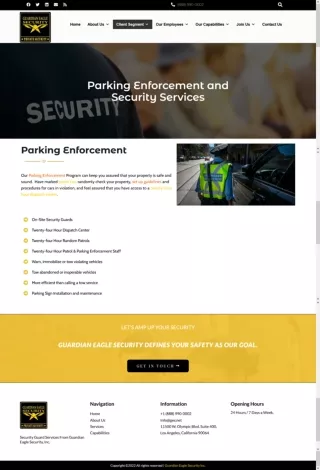 Parking Enforcement and Security Services in Los Angeles