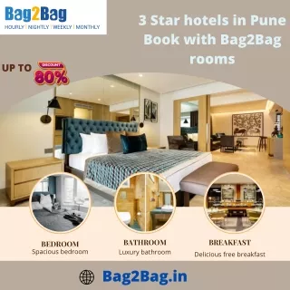 3 Star hotels in pune Book with Bag2Bag rooms