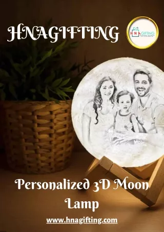Best Personalised Moon Lamps For Gifts - HNA Gifting