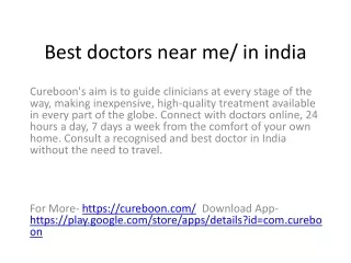 Best doctors near me