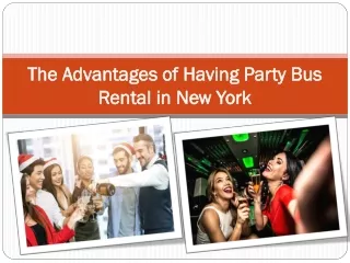 Luxurious & Comfortable Party Bus Rental in New York