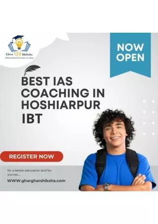 IBT IAS Best IAS Coaching In Hoshiarpur