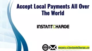 accept local payments all over the world