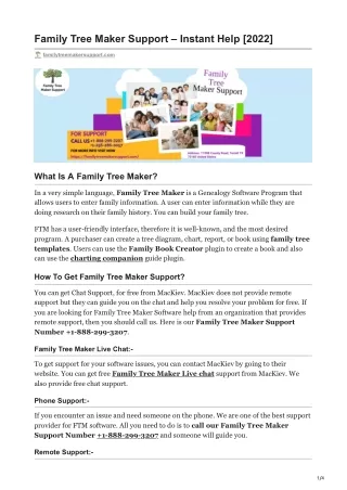 family tree maker support instant help 2022