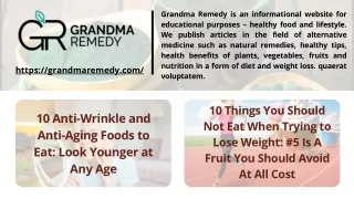 Ancient Remedies That Produces Modern Cures By Grandma Remedy