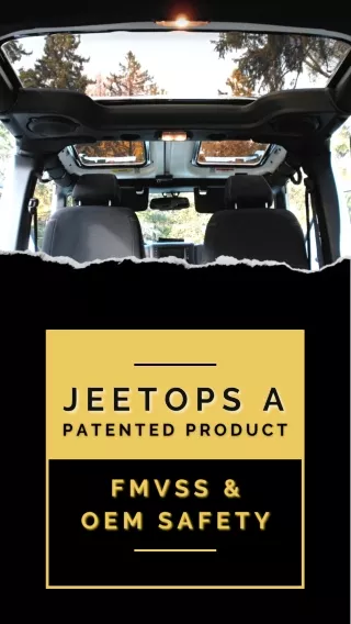 FMVSS & OEM SAFETY OF JEETOPS