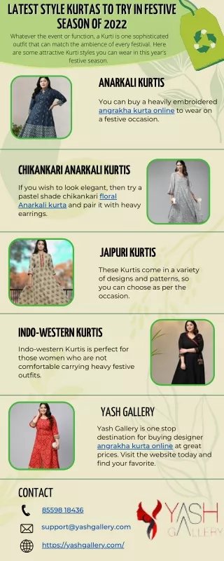 Latest Style Kurtas To Try In Festive Season Of 2022