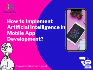 How to Implement Artificial Intelligence in Mobile App Development