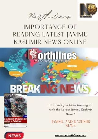 Importance Of Reading Latest Jammu Kashmir News Online