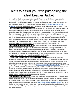 hints to assist you with purchasing the ideal