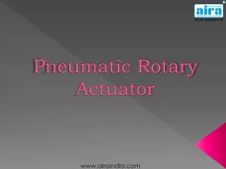pneumatic rotary actuator