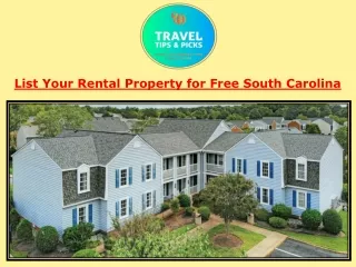 List Your Rental Property for Free South Carolina
