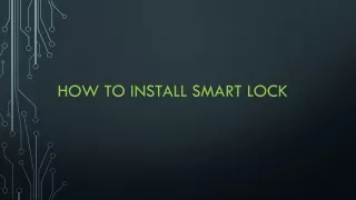 how to install smart lock
