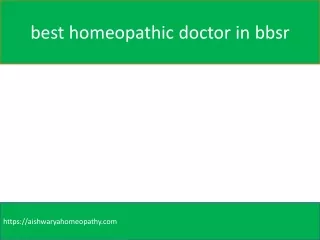 homeopathy clinic in Bhubaneswar