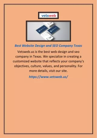 Best Website Design and SEO Company Texas