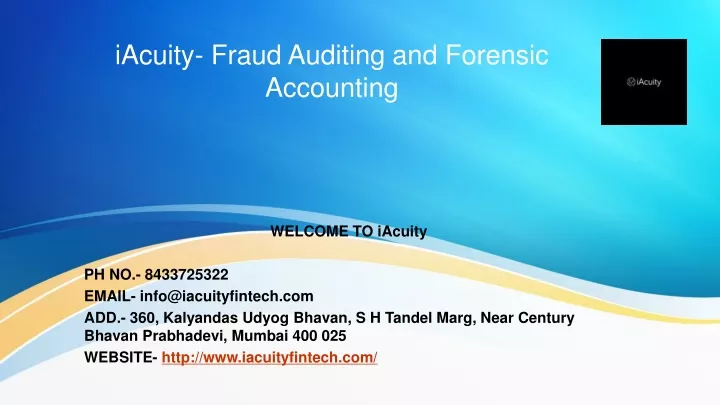 iacuity fraud auditing and forensic accounting
